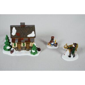RETIRED Department 56 Heritage Village "Tending the New Calves" #58395 Set of 3
